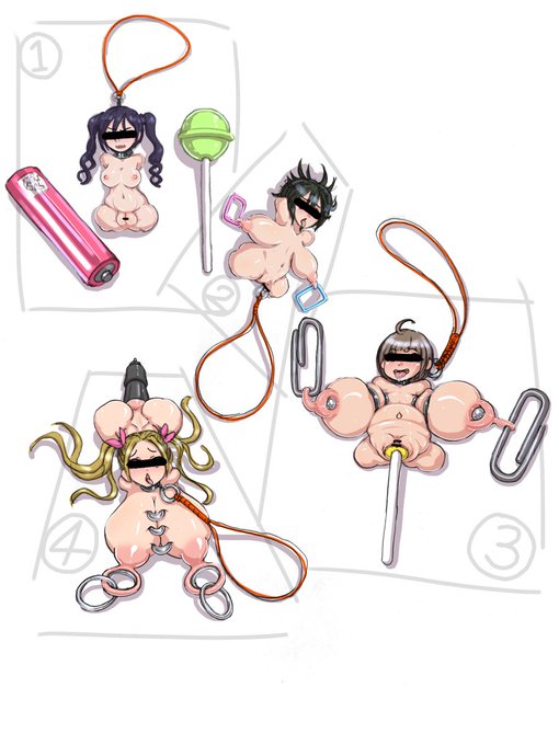 [R-18G] ストラップ化少女1 #異物挿入 #物品化 #性器拡張 #拘束 #状態変化 #ロリ巨乳 #四肢切断 #だるま #ストラップ化  