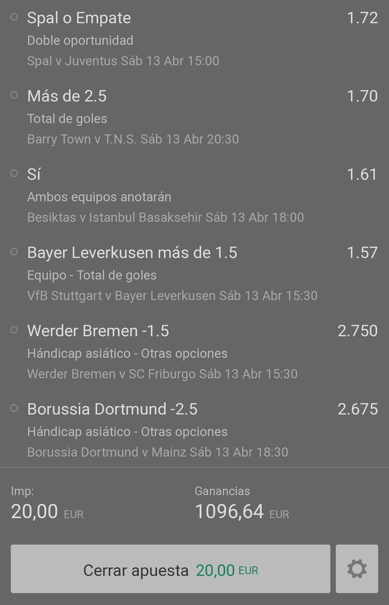 tipster_verdee's tweet photo. Si la acierto, pienso SORTEAR 1.000€ entre los que den RT a este tweet 💸💸💸
- Solamente RT
https://t.co/p3kbBYNUx1 https://t.co/yOMpIzXwQz