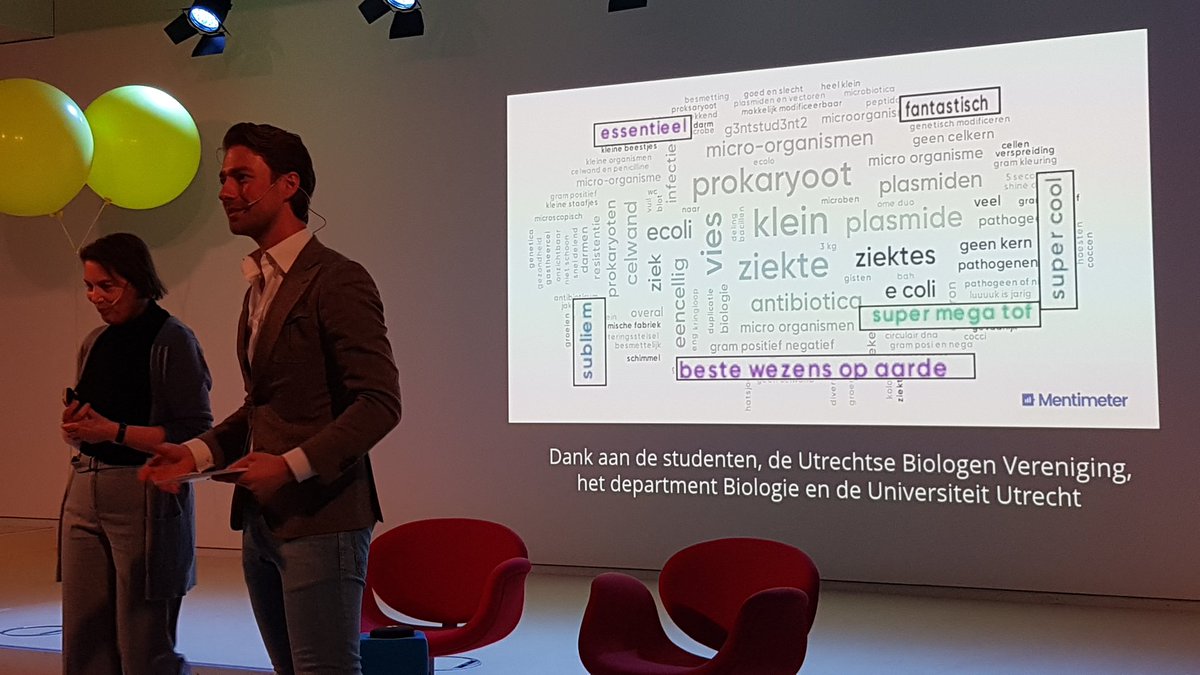 CAT_UUcentre's tweet image. Na vandaag denken wij net als Margot haar studenten heel anders over bacteriën. #AcademicTeaching