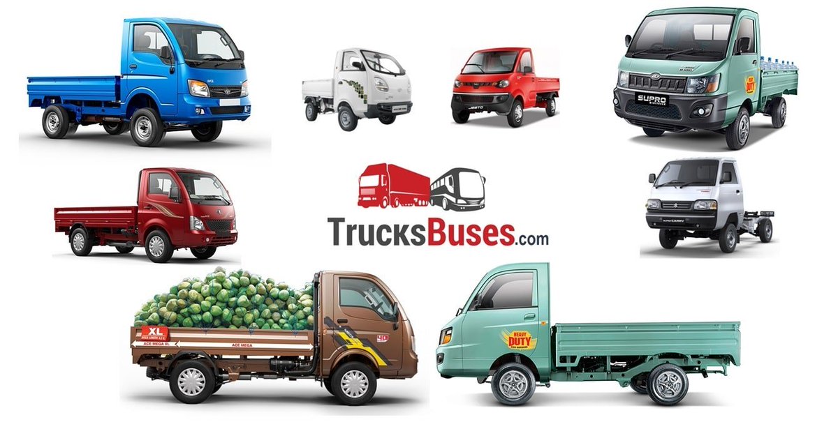 Trucks_Buses's tweet photo. Best Mini Trucks in India - 2019
Check @ https://t.co/Db507UrsGN to know background, history & details.
#MiniTrucksInIndia #TataAce #TataMiniTrucks #MahindraMiniTrucks #AshokLeylandMiniTrucks #MahindraSupro #AshokLeylandDost #TataAceMega #MahindraJeeto #CommercialVehicles https://t.co/MhLE72ARaw