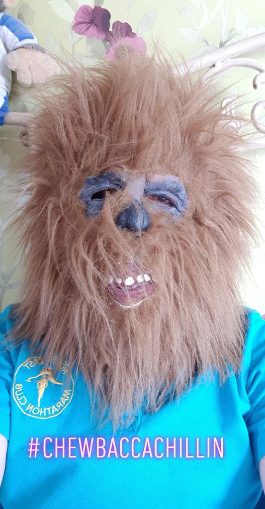 LordSmythe's tweet photo. Just chillin' before tomorrow's @saturnrunning event along Durham City riverbanks #StarRun #UseTheForce #ChewbaccaChillin @StarWarsUK https://t.co/RPN8nr9USH