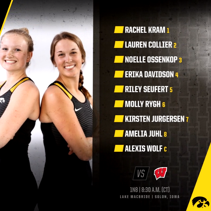 iowarowing's tweet photo. Your B1G Double Dual starting lineups are in!

🏆 : B1G Double Dual
⌚️ : All Day
🌊 : Lake MacBride 

Additional information:

Schedule of events: https://t.co/upIXtTiraK
Direction to Lake MacBride: https://t.co/99hK2JSycK https://t.co/vmltY5dh3x