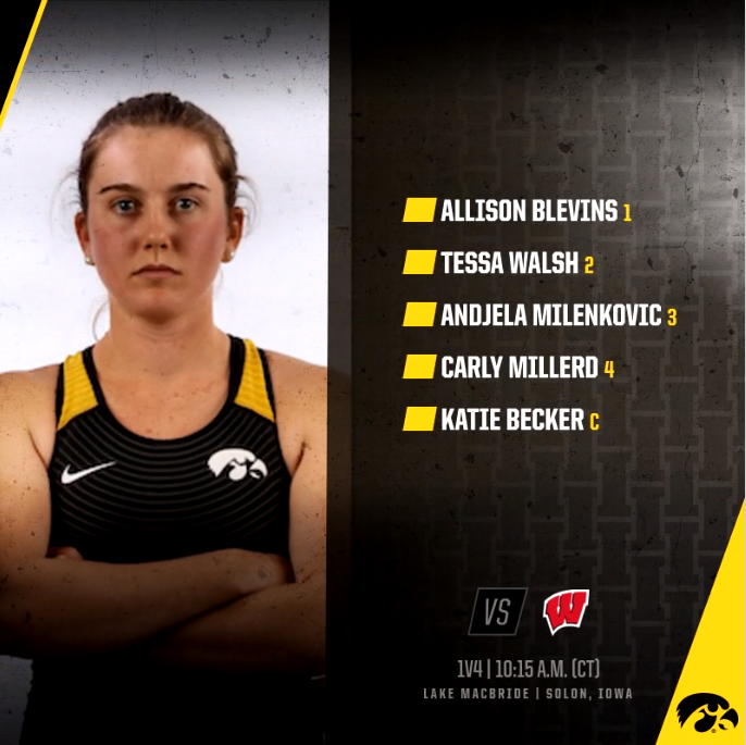 iowarowing's tweet photo. Your B1G Double Dual starting lineups are in!

🏆 : B1G Double Dual
⌚️ : All Day
🌊 : Lake MacBride 

Additional information:

Schedule of events: https://t.co/upIXtTiraK
Direction to Lake MacBride: https://t.co/99hK2JSycK https://t.co/vmltY5dh3x