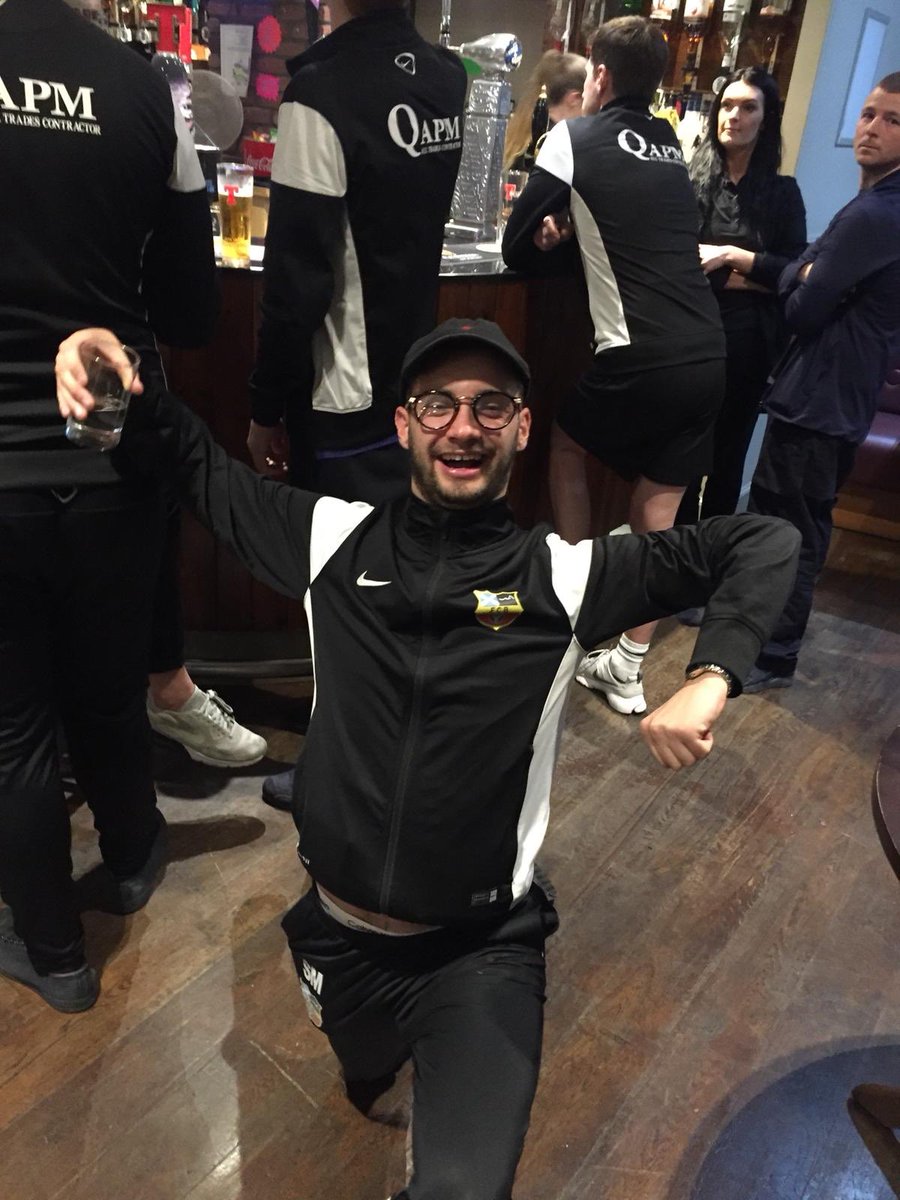 FC Boukir 9-2 City Rovers. Comfortably into the QFs of the Shaun Kelly Cup. Malcolm Kydd scored 2 (and threw up on the pitch), Chris Reid 3, Callum Moodie, Dan Cargill, Russell Stewart and MOTM Pat McCulley scored his first for the club. What a time to be alive. #MTFB💙