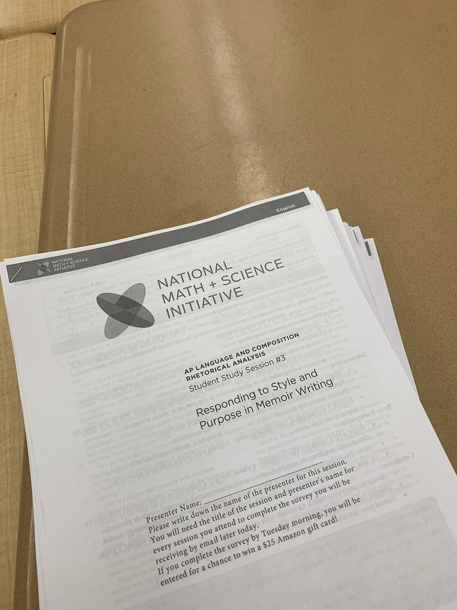 LynetteVarrassi's tweet image. 2nd @NMSI #APForAll Saturday Study Session. Same school, different room and view.