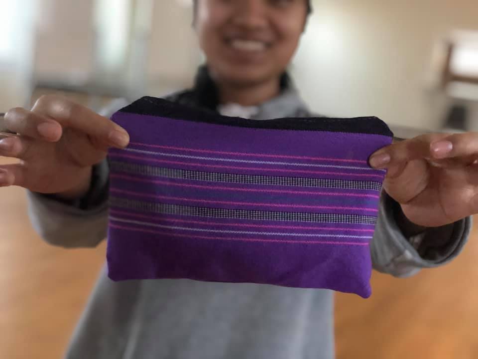 makerfaireMV's tweet photo. A big welcome to Designs by Doe, a refugee student-run business started in the Young Entrepreneurs Academy @MVCC. Doe upcycles clothing into a items including her one-of-a-kind pouches. Doe will be at #makerfaireMV at @SUNYPolyInst on April 20th.   https://t.co/EvB9ly7FpB https://t.co/JTYJf1cDoj
