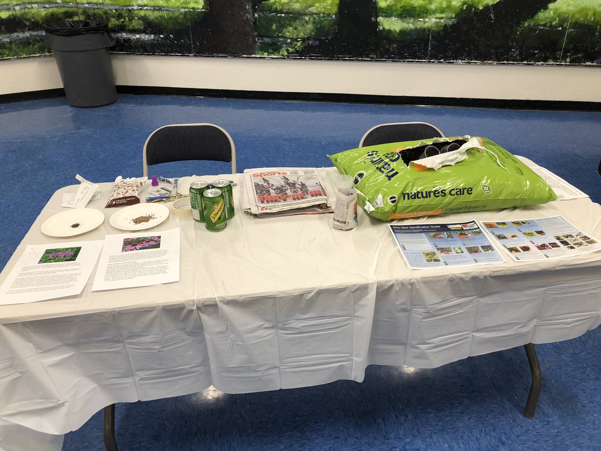 Going a little low tech today.  Planting native flowers in repurposed newspaper pots. #stem <a href="/NptSTEM/">David Storch</a>