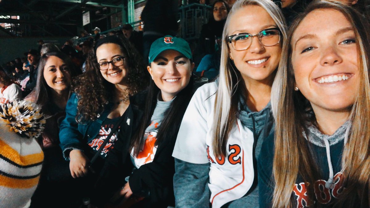 WE LOVE OUR GIRLS MORE THAN WE LOVE THE RED SOX! ❤️💛 #SNHUGreeks2019