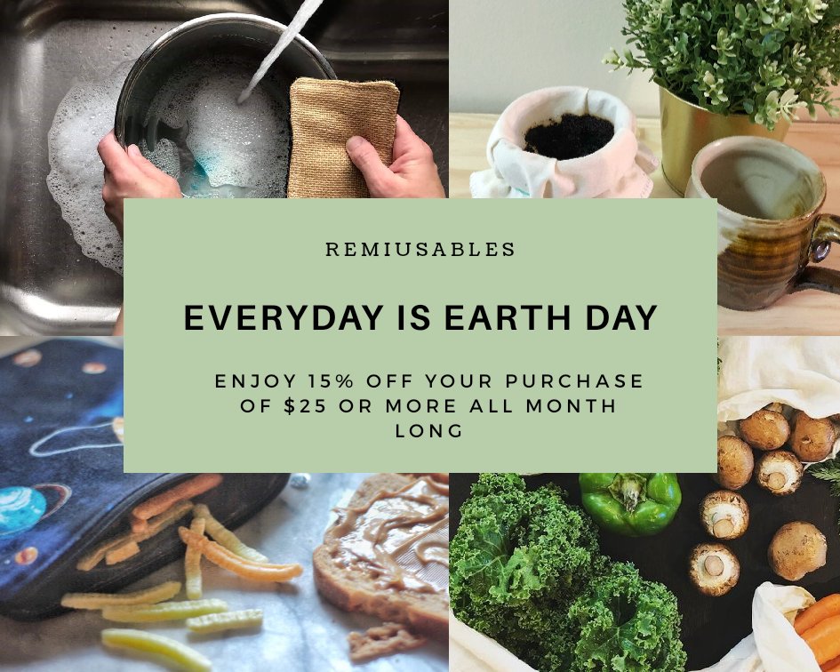 Remiusables's tweet photo. Don't miss this sale!
#zerowaste #EcoFriendly
#GreenLiving
#remiusables #EarthDay
#EarthDay2019 #earthdayeveryday #etsy #etsysale
#etsyfinds
https://t.co/Z40ezdfU7A https://t.co/P84o9UnWTL