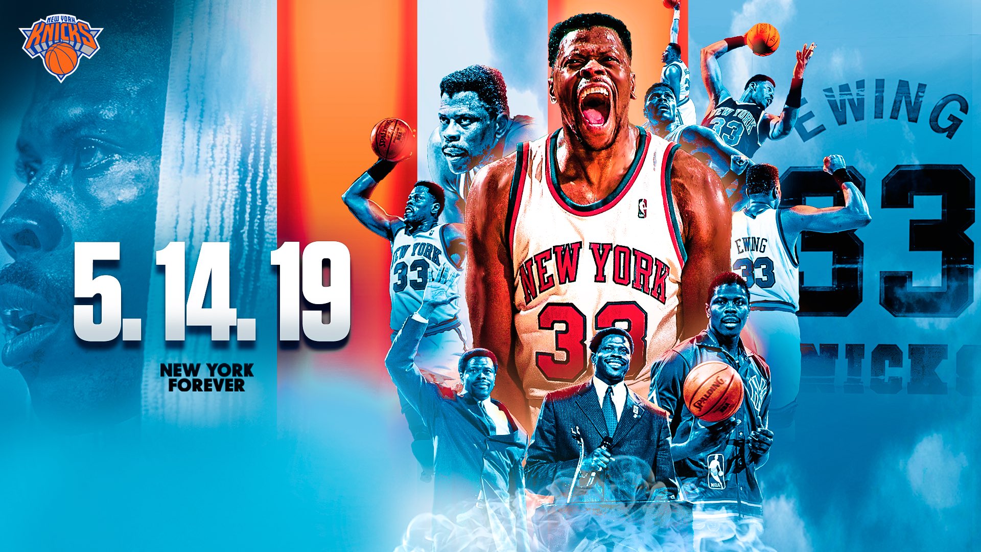 This week in Knicks history: Patrick Ewing's jersey gets retired - Posting  and Toasting