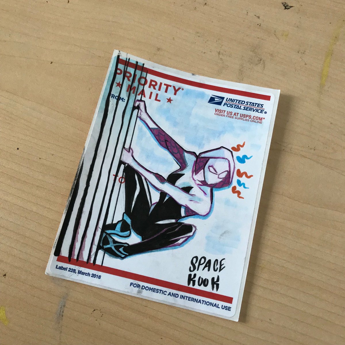kelkuu's tweet photo. Went to #zappcon recently and met @Eric_M_Rossi! Love his style so I just had to have #spidergwen done by him!! I absolutely love it and cannot wait to get this! 🥰🥰🥰 #follow #SupportArt #supportcomics #comics https://t.co/dxmDo2Bk7e
