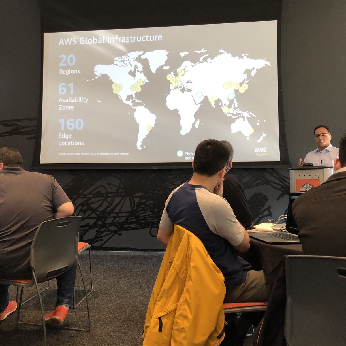 JonDEastman's tweet photo. Thanks for the great immersion day @awscloud. Looking forward to the Chicago Summit next month https://t.co/wx5IghskvQ