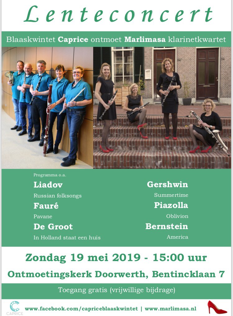 marlimasa's tweet photo. Sneeuw in April? Nee, tijd voor lente!

Op zondag 19 mei om 15 uur geven wij samen met blaaskwintet Caprice een zonnig Lenteconcert! Daar word je vrolijk van! https://t.co/EHxOjU5pPu