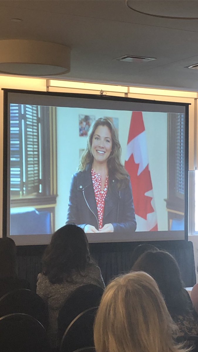 DkgQuebec's tweet photo. We had a wonderful, warm welcome and wishes from Sophie Grégoire-Trudeau! Thank you, Sophie for your support of our educators’ wellness! #itsmyday #DKGQuebec @JustinTrudeau https://t.co/wXsfobaM2W
