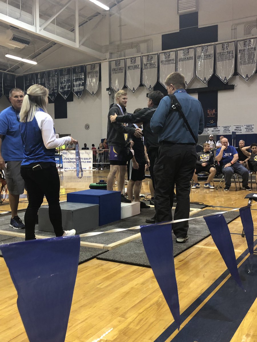 CoachMac_MHS's tweet photo. Very proud of Zach Honaker for his 3rd place finish in the 129 lb weight class at the FHSAA State Weightlifting Championship. Young man finished his weightlifting career with two top 5 finishes in two different weight classes! #ShoresStrength #LakeSidePride https://t.co/6RgW8p7GP7