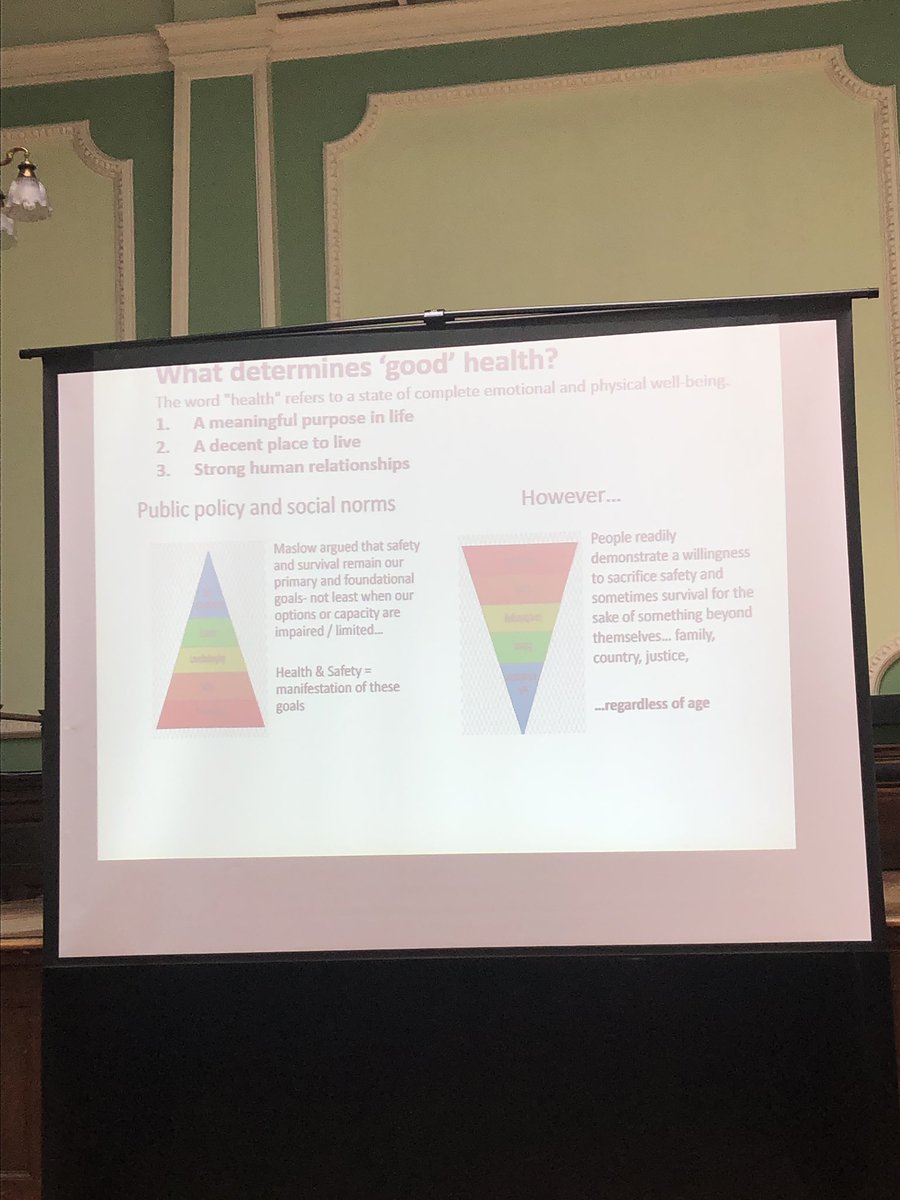 Great discussions taking place at @CPNG_ISCP frailty study day...
Important messages about risk assessment and allowing patients to take ownership for their own risks at home #frailtalk2019 @edelphysio @fionak132 @CPNG_ISCP @EstherClift @RoyalDonnybrook