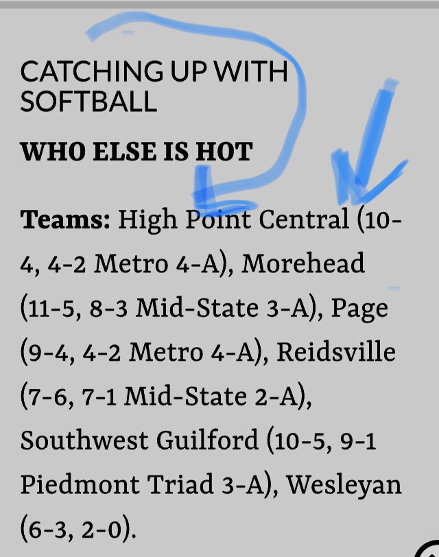 When your <a href="/HPCBisonSports/">HPC Athletics</a> softball 🥎 team is chasing school records and doing special things even the Paper notices. #bisonpride #bisonnation #yaherd <a href="/HPC_FanSection/">HPC Student Section</a> <a href="/HPEmichael/">Michael Lindsay</a>