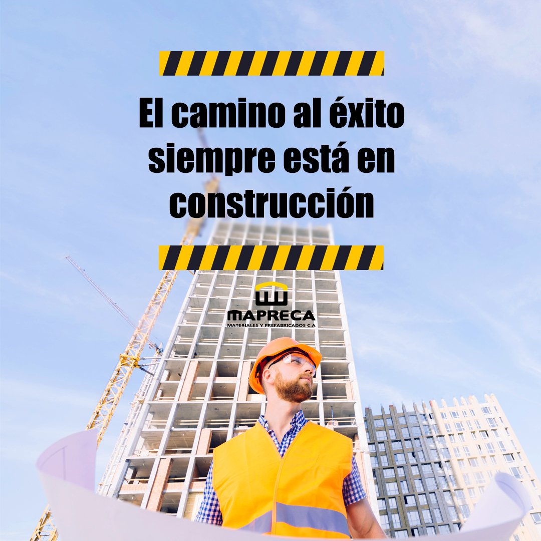 Mapre_ca's tweet photo. El éxito se construye cada día, no es un destino, sino el camino que nos toca andar. Ser exitoso significa que has trabajando duro. ¡Tú Puedes! 
-
-
#Venezuela #Trabajo #Retos #Metas #Destino #Camino #Construcción #Obras #Materiales #Lara #Yaracuy #Éxito #Abril #Bqto #Vzla https://t.co/rLewamqeHl