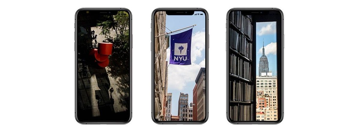 nyuniversity's tweet photo. Welcome home, #NYU2023! Deck out your devices with these themed wallpapers to show your #VioletPride: https://t.co/Q5HiYDhzyX #WeekendOnTheSquare https://t.co/VxgjvbYP1J