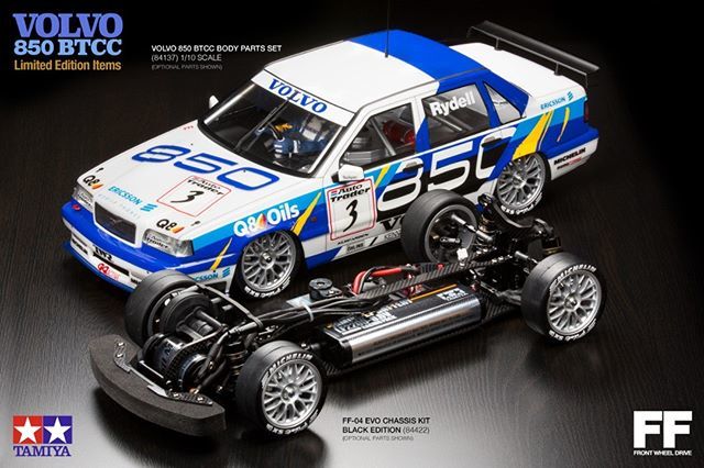 TAMIYA 1/10 RC VOLVO 850 BTCC ボディパーツセット
