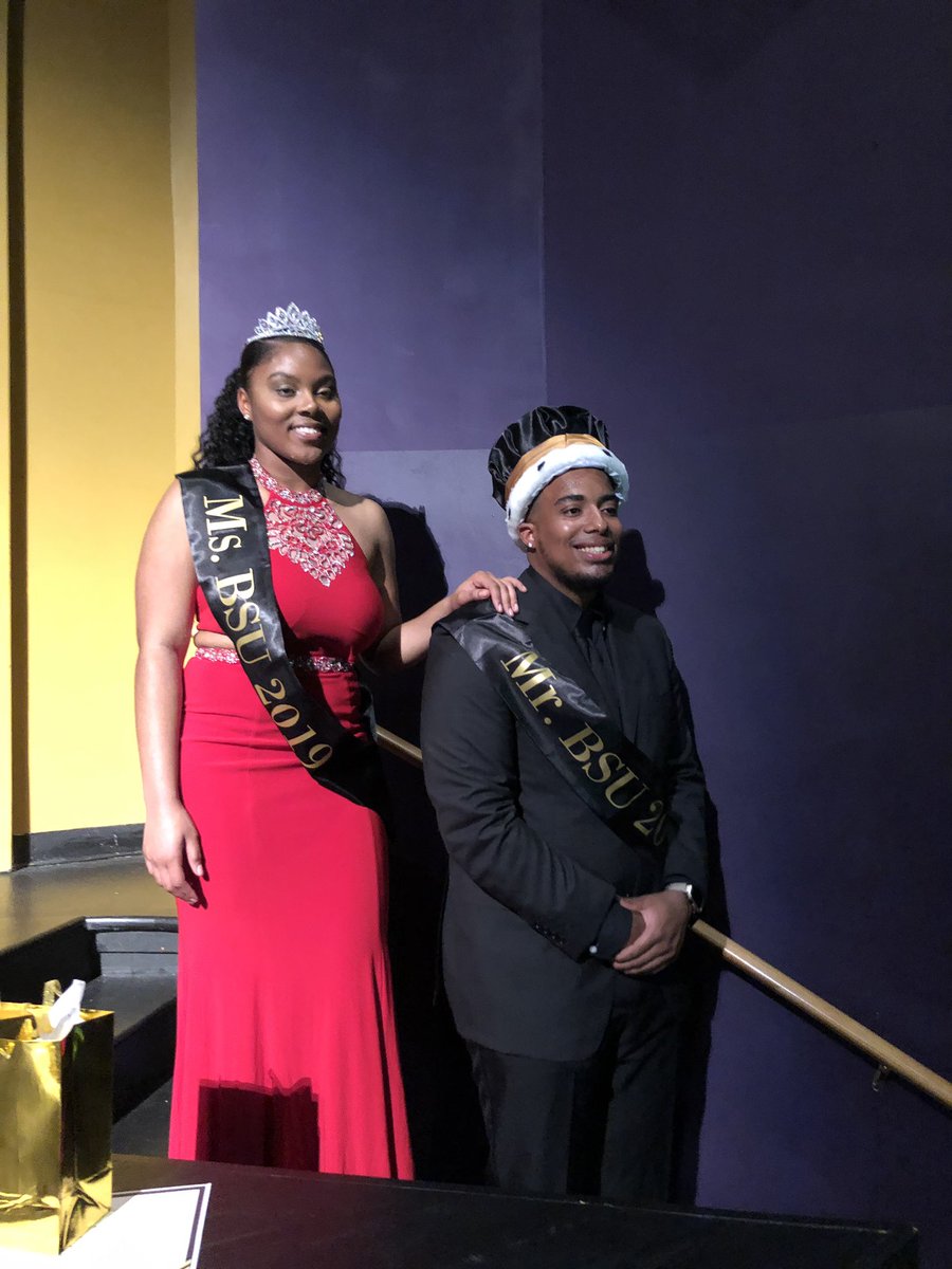 BSUWingate's tweet photo. BSU would like to congratulate last nights contestants and the 2019 Mr &amp; Mrs BSU. You all did great! Thank you to all who came to support! https://t.co/esFy7fpQpl
