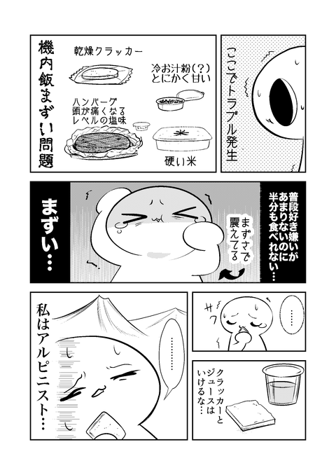 【初めての海外旅行２】機内食に泣かされた… #ヒトモドキ日記 