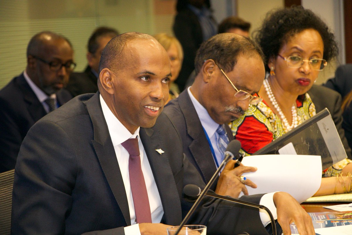 HassanAKhaire's tweet photo. Exciting culmination to my D.C. visit at the Somalia High Level Round Table with definite messages of recognition of Somalia’s positive trajectory and the very real prospects of debt relief in the horizon; motivated to stay the path!
#NabadIyoNolol #DebtRelief
#WBGMeetings https://t.co/1naHHJLLWe