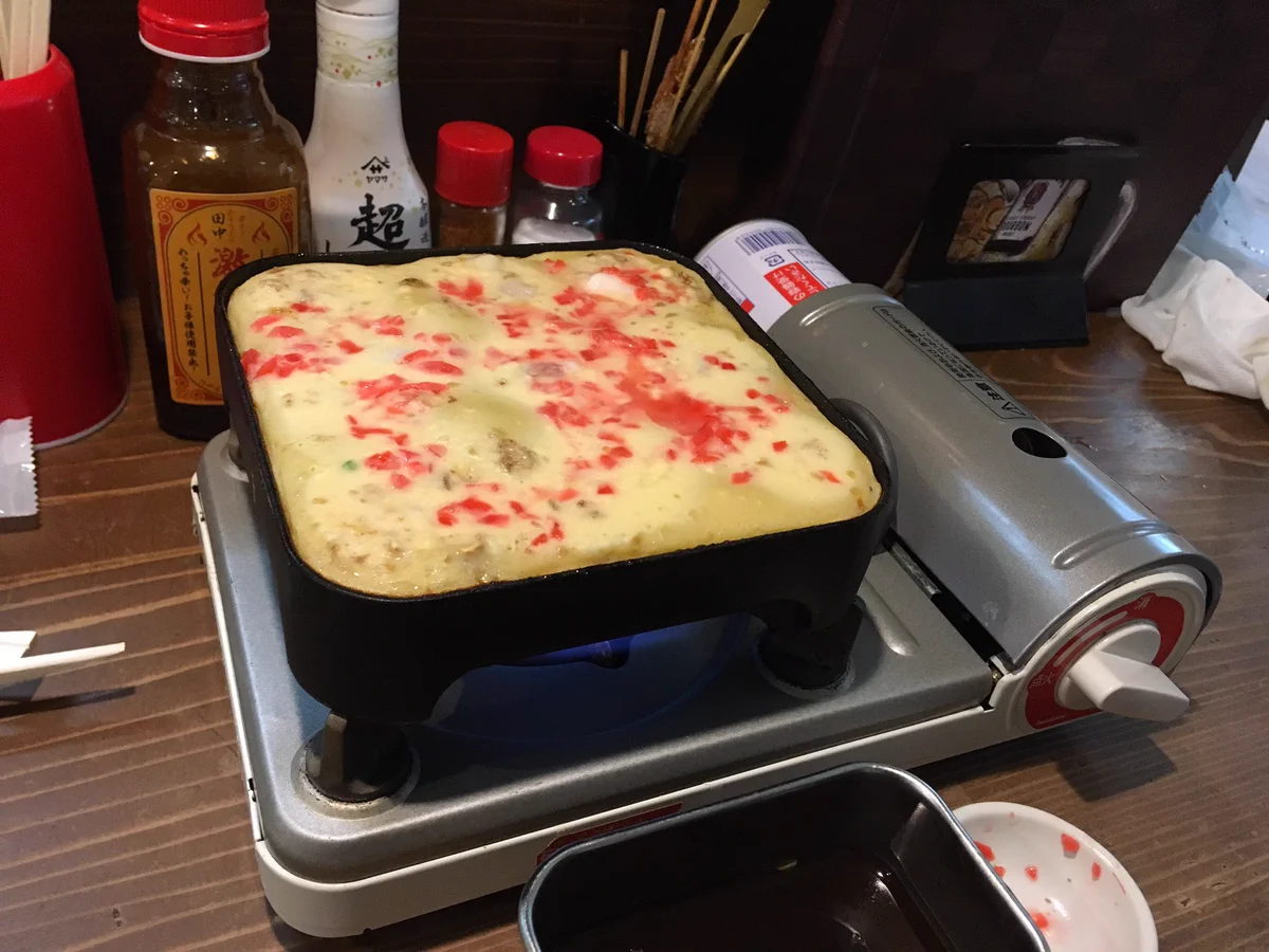 たこ焼きをひっくり返してみたらGANTZのアレに見えるのだがww