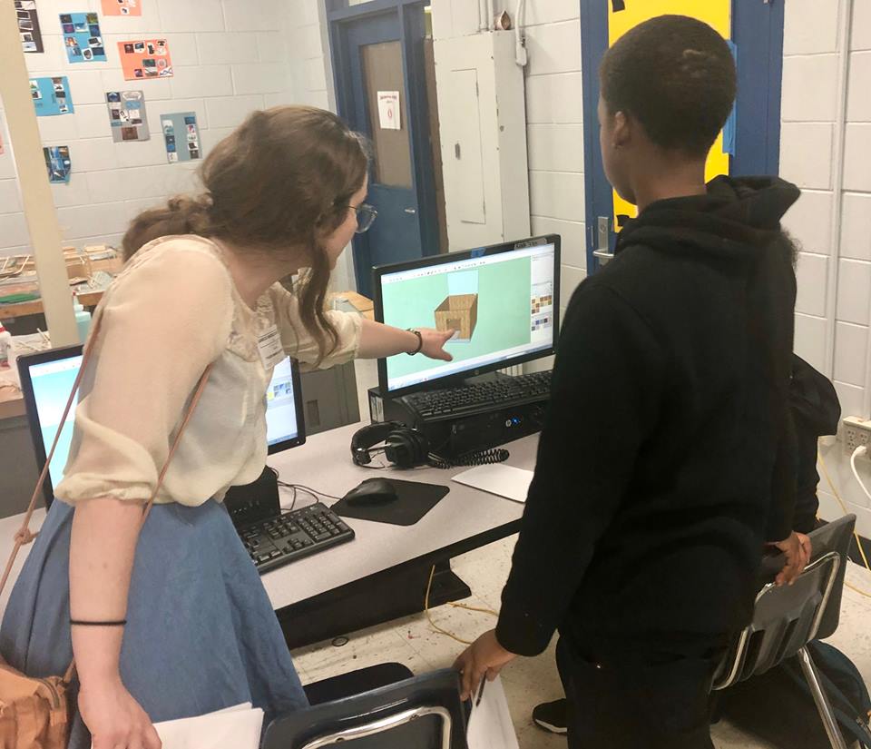 What a blast today reviewing 7th grade Greco STEM compost designs with Dr. Trent Green and USF School of Architecture students Tyler Dobson and Ana Cheng! Thank you  Mr. Lewis, Principal Olson and Dr. Russ for supporting this project. <a href="/GrecoSTEM/">Greco STEM</a> <a href="/Grecoms/">Greco Middle School</a> #STEMeducation