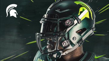Gruff Sparty Will Appear On Football Helmets This Year But Not At Michigan State Mlive Com