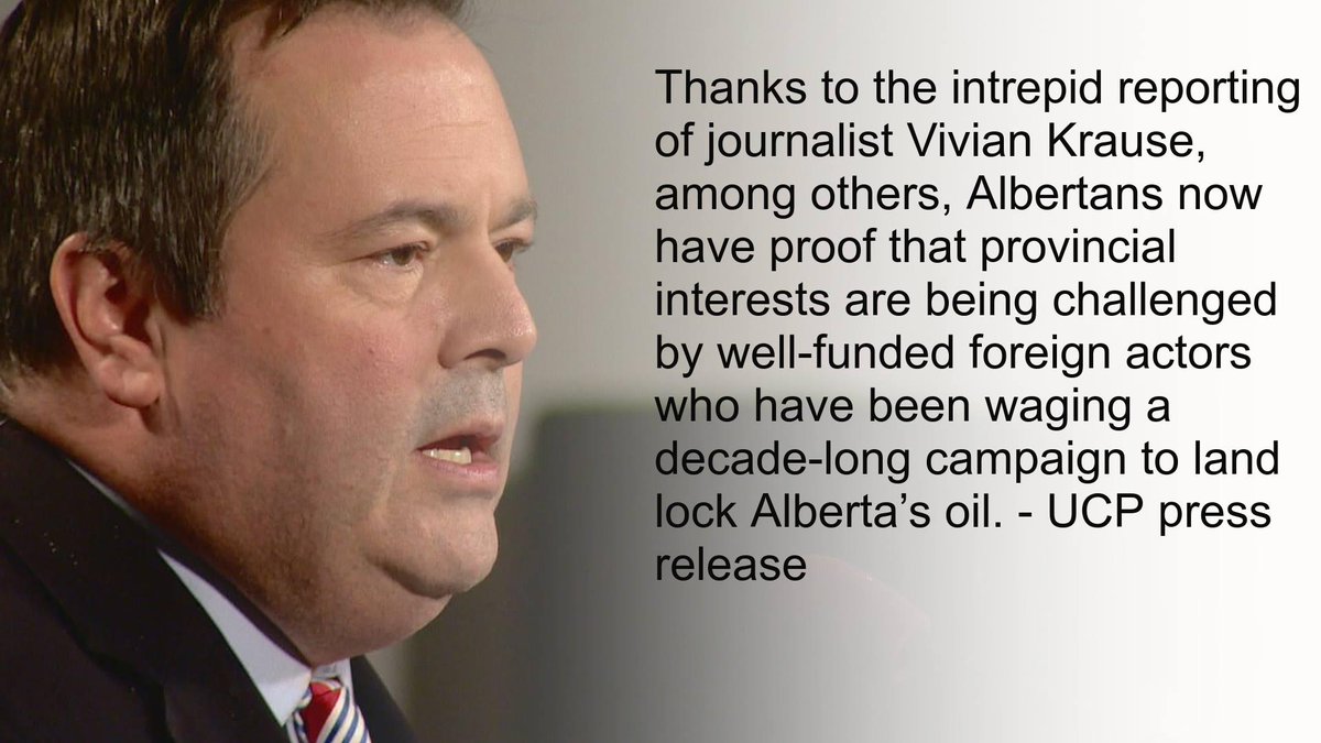 politicalham's tweet image. Vivian Krause's conspiracy theories have been weaponized by a desperate oil/gas industry. You fell for it Alberta - hook, line, and sinker. And because you fell for it, building pipelines is going to get harder, not easier. Well done.
bit.ly/2Pa4frP
#ABleg #ABpoli