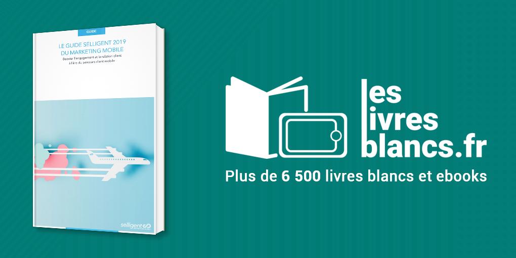 leslivresblancs's tweet photo. Le guide @selligentFR 2019 du #Marketing #Mobile ▶️ https://t.co/pmoP8tyygh #LivreBlanc #MobileMarketing https://t.co/kriD7auXCj