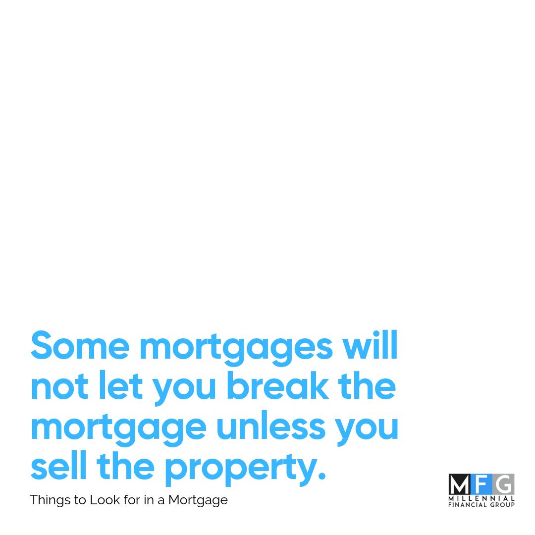 Some mortgages will not let you break the mortgage unless you sell the property ❗️ Make sure you're working with an advisor that has your best interests in mind, and will look out for and explain these details. 

#realestate #mortgages #mortgageadvisors