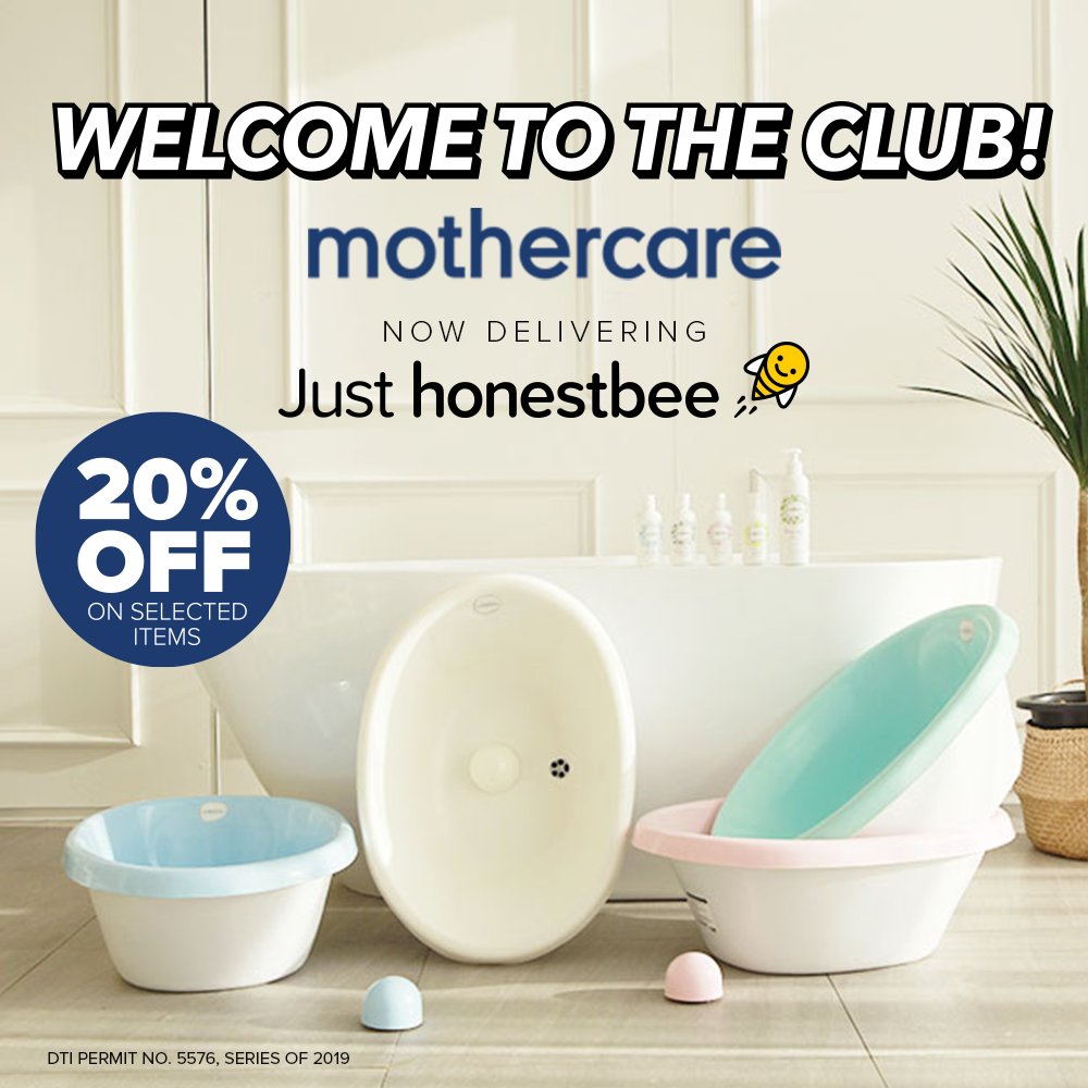 BEE the best mom you can be with Mothercare Philippines. With Mothercare now on honestbee, you can get all your baby's needs delivered in just a click. #justhonestbee
