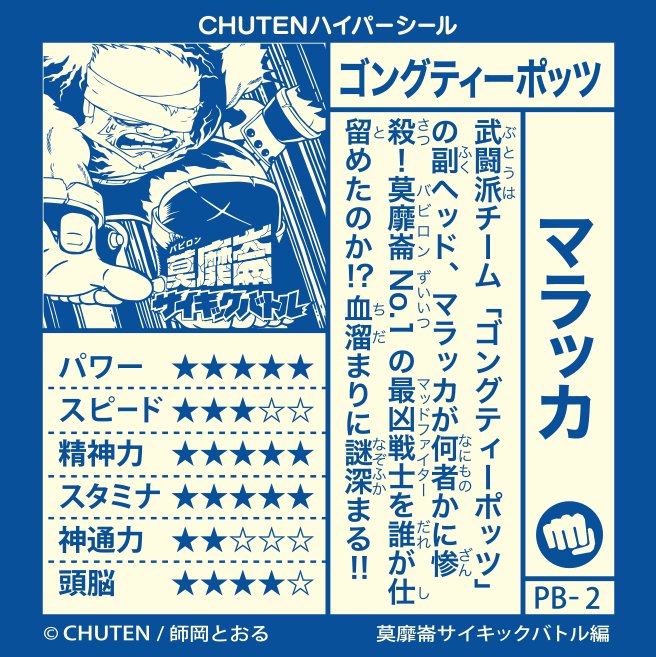 Chuten على تويتر Chutenハイパーシール 師岡とおるの 莫靡崙サイキックバトル は13の凶暴な部族がバチバチ抗争するストーリーだよ きっかけはマッドファイターの マラッカ が謎で死んじゃうという謎謎謎 5 6の さん家祭りで販売しますバーバーリーアーンー Chuten على تويتر Chutenハイパーシール 師岡とおるの 莫靡崙サイキックバトル は13の凶暴な部族がバチバチ抗争するストーリーだよ きっかけはマッドファイターの マラッカ が謎で死んじゃうという謎謎謎 5 6の さん家祭りで販売しますバーバーリーアーンー