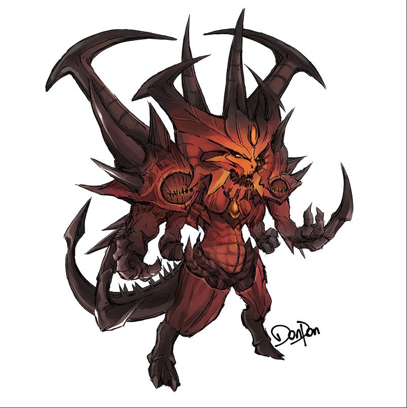 Diablo's tweet photo. Diablo Fan Art by @xxdondonxx https://t.co/wIgQaTYwDp