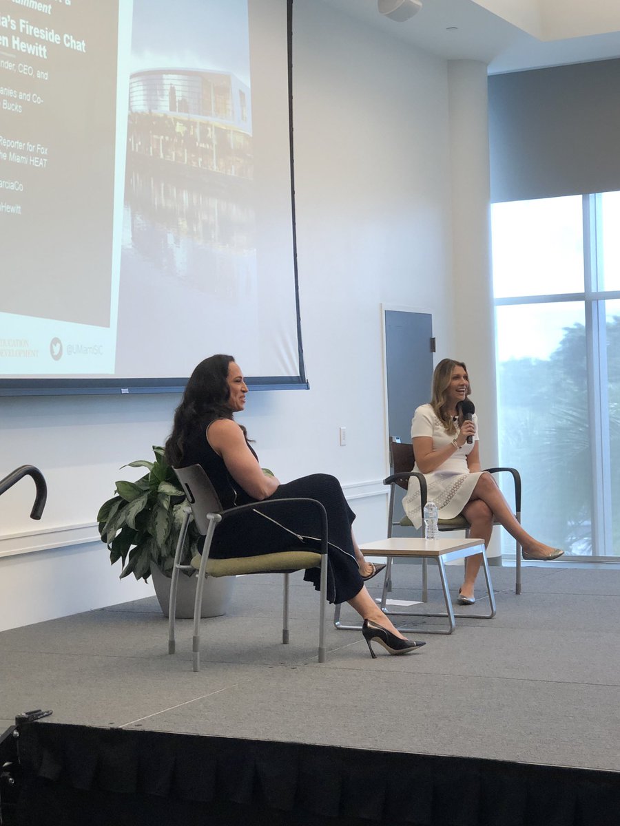Was such a pleasure moderating a chat yesterday at <a href="/univmiami/">University of Miami</a> with <a href="/DanyGarciaCo/">Dany Garcia</a>. She is a dynamic speaker and such an inspiration!

instagram.com/p/BwKilBjgRCg/…