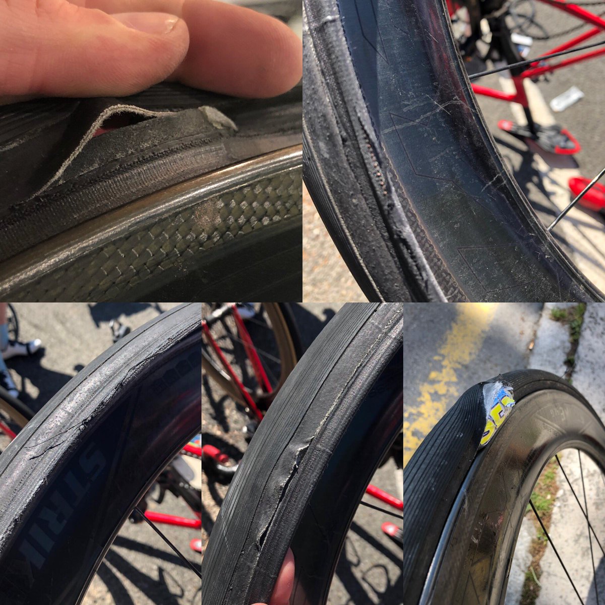 rtottle's tweet photo. @vittoriatires have let me down to an unacceptable level 😡 in the last 3 days I have had my front and rear tyre sidewall on the new #vittoriacorsagraphene explode! Heading back to trusty and realiable  @continentaltire @MarkTiff @Chefkhymia https://t.co/KLMdw2QaGD