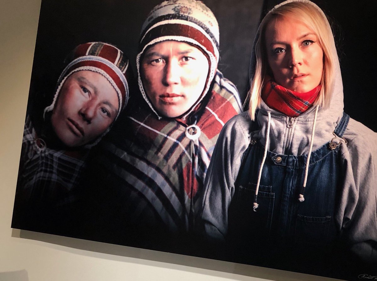 marcotty's tweet image. Polar bears? How about the people? My friend Randall Hymen’s photography exhibit the Sami people of Northern Europe  is both gorgeous and heartbreaking. #IJNR  #climate change  norwayhouse.org/calendar/galle…
