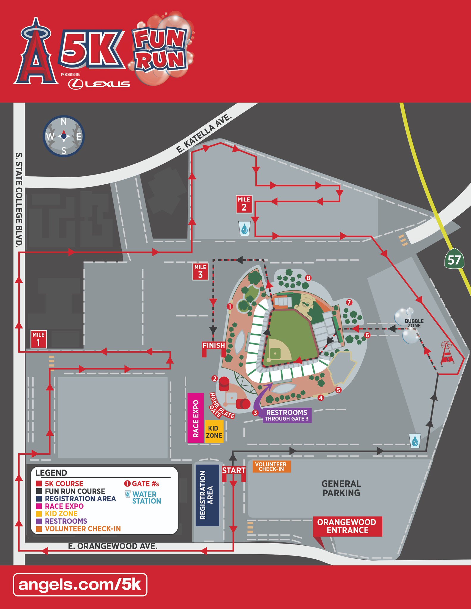 Los Angeles Angels on Twitter "Presenting this year's course map! 
