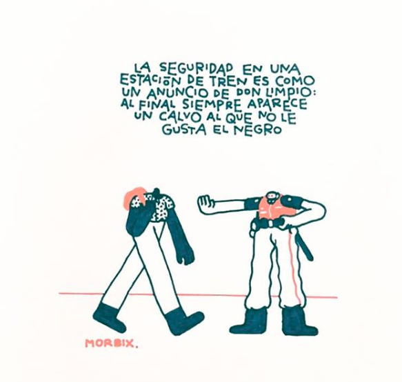 LasantaMagazine's tweet photo. .@MorbixFactory es un viñetista que campa a sus anchas por el papel. Sin límites, sin censura, sin ánimo de ofender, pero con mucha verdad.
Muy pronto en @LasantaMagazine 💥💥💥
#morbix #ilustracion #arte #humor https://t.co/rfc4EdLshE