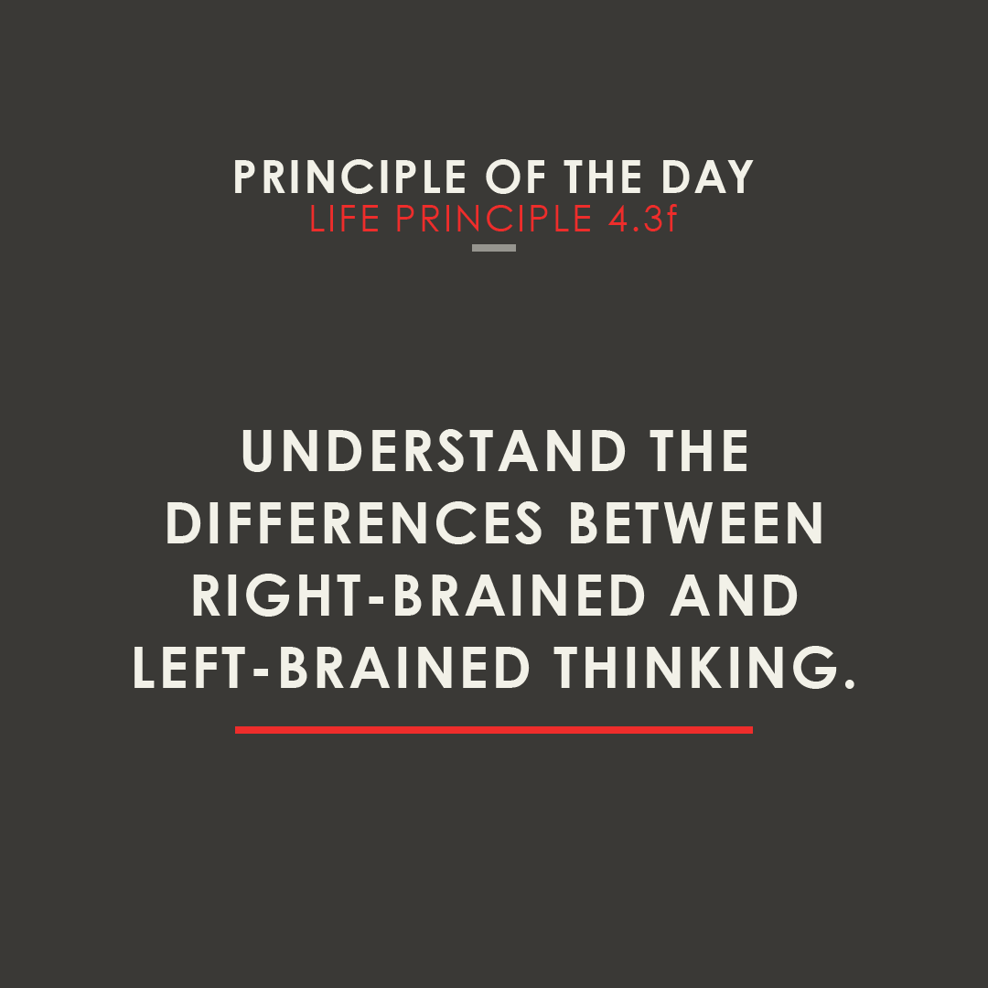 RayDalio's tweet photo. Just as your brain has its conscious upper part and its subconscious lower part, it also has two halves called hemispheres. https://t.co/dU71SRCecE
