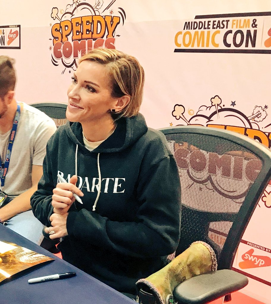 ― #events ― Katie Cassidy at MEFCC (Middle East Film and Comic Con) in Dubai on April 13, 2019

What an actual angel ❤️

Thanks to <a href="/brookedaviz/">LL.</a> for the amazing photo!