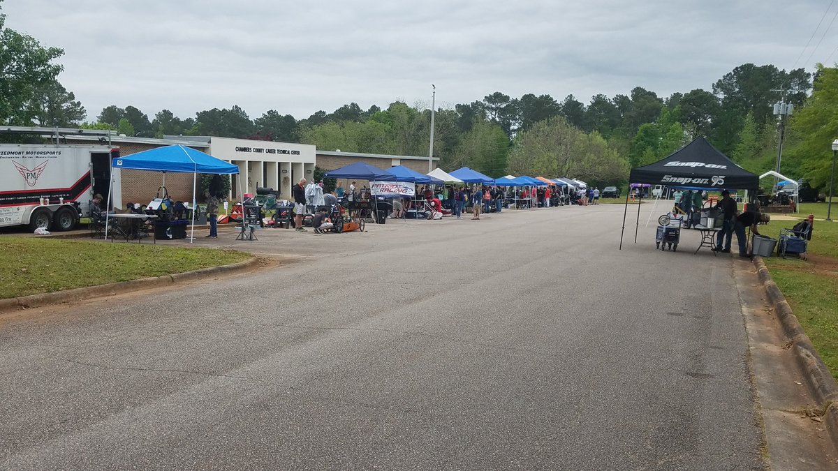 chambers_tech's tweet image. Lots of teams @chambers_tech for the Chambers County Grand Prix. We are happy to be hosting both a @Greenpower_USA and an Electrothon event. #chambersstrong #alabamacte