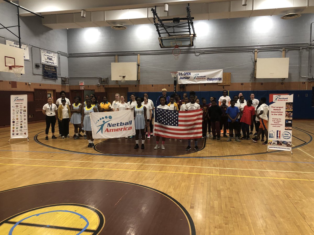 NetballAmerica's tweet photo. Junior @usopennetball happening today with @NYCSchools CHAMPS kids, #Atlanta &amp; #Brooklyn @WomensSportsFdn #Sports4Life girls at #LindenRenaissance School in #Queens @nyc_media @ATLSportsCncl @kmccrae13 @MaggiGao @Onyasonya @crusadersnetbal @NYCNetball @Laureus_USA @nyc https://t.co/6CNaXD6iC0
