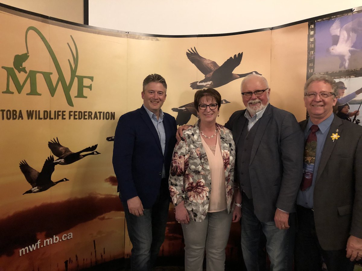 CPCHunt_Angling's tweet photo. We know hunters, anglers and trappers are the true conservationists. We were proud to attend the Manitoba Wildlife Federation AGM dinner. Thank you for the work you do! #hunting #angling #trapping #manitoba #canada #outdoorlife #wayoflife #conservation #conservative https://t.co/IBmBtXka0m