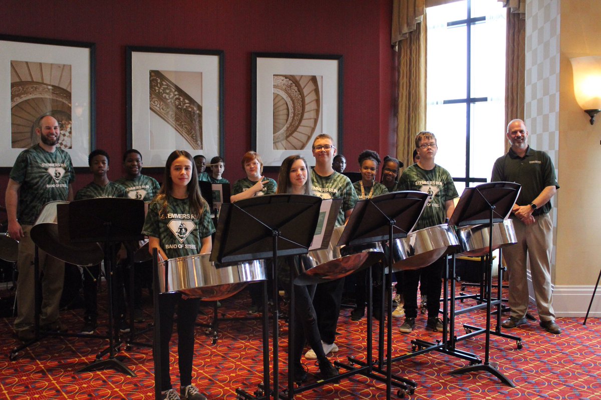 lbennettband's tweet photo. The @Stembucmusic Band of Steel wowing the MSA 2019 Baltimore! #MSA2019 #steelband @bmorejason  @SRMS_Principal @BCPSMusic @cohn_amy @schneckbk https://t.co/BFbXAiYvTc