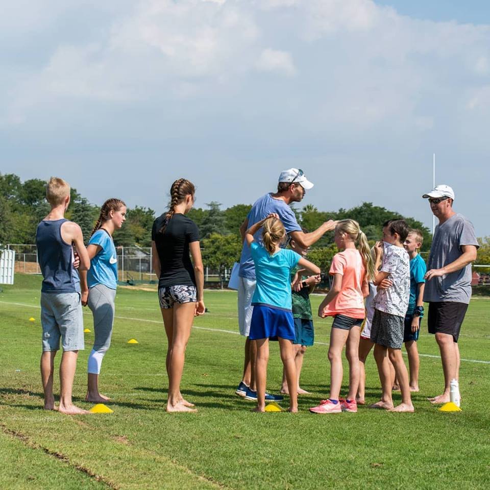 What a great training session this afternoon at Fourways High School. Some great progress from the athletes! #coaching #athletes #athletics