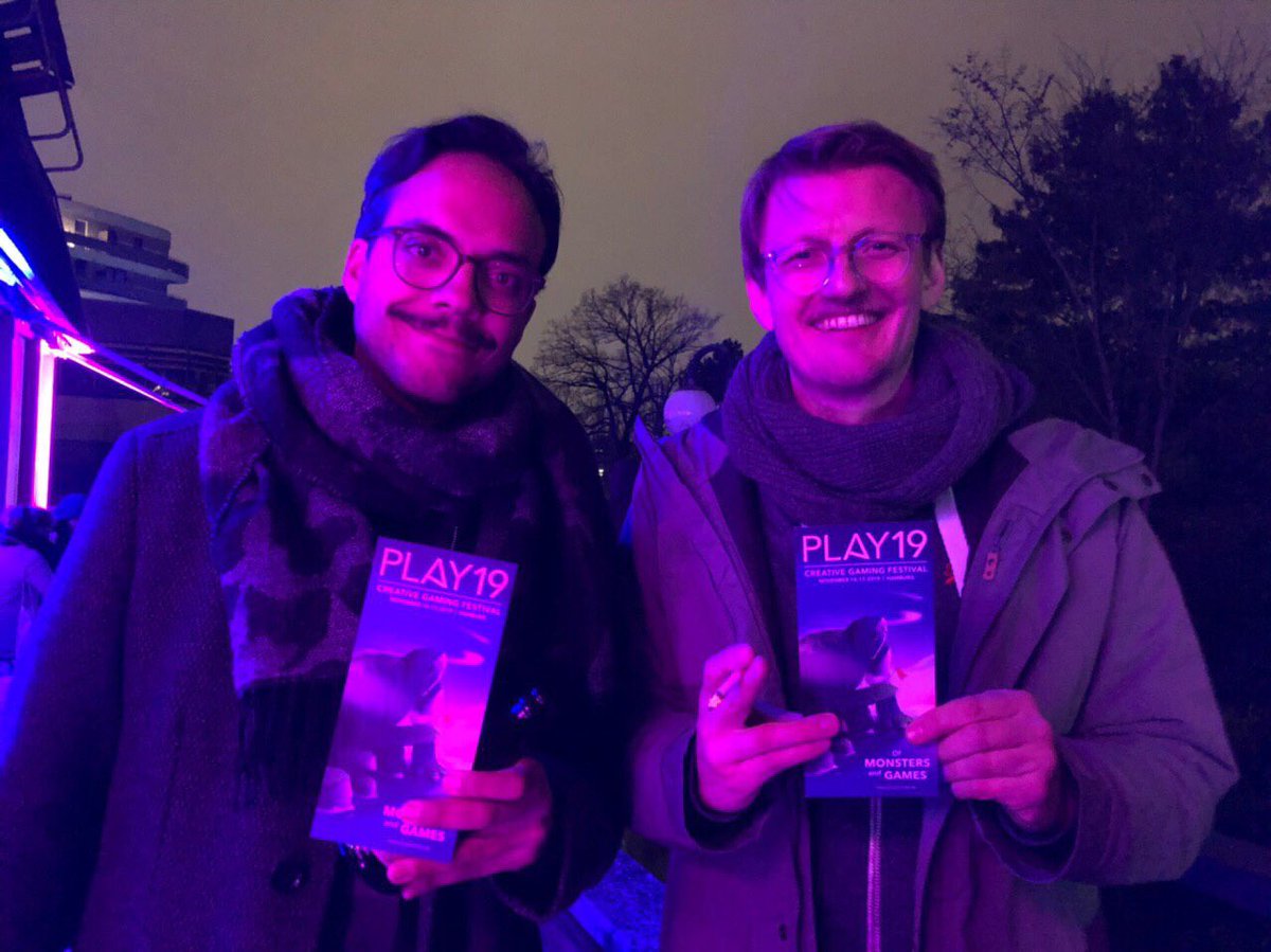 _PLAYfestival's tweet photo. Last night @riadd and @Indie_Advisor became #PLAYfluencer #PLAY19 https://t.co/vpt3YSbmAK