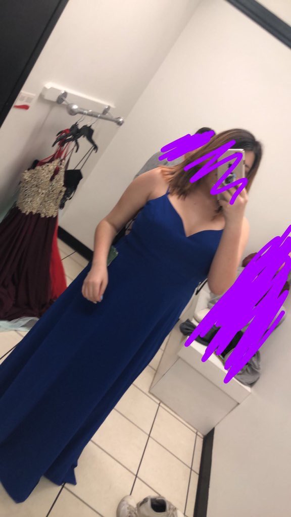 mhsprom2019's tweet photo. Sabrina’s dress!💙 https://t.co/sS9eIiCDQV